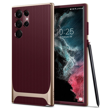 Spigen NEO HYBRID GALAXY S22 ULTRA BURGUND