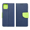 Kabura Fancy Book do IPHONE 16 PLUS granatowy / limonkowy