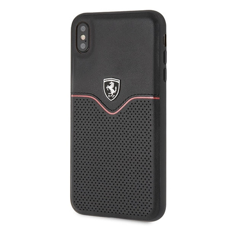 Ferrari Hardcase FEOVEHCI65BK iPhone Xs Max black/czarny Off Track Victory