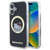 Original Handyhülle IPHONE 16 Hello Kitty Hardcase IML Sweet Kitty MagSafe (HKHMP16SHSWKK) schwarz