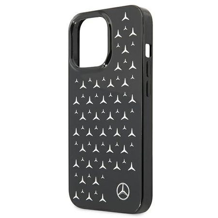 Mercedes MEHCP13LESPBK iPhone 13 Pro / 13 6,1" czarny/black hardcase Silver Stars Pattern