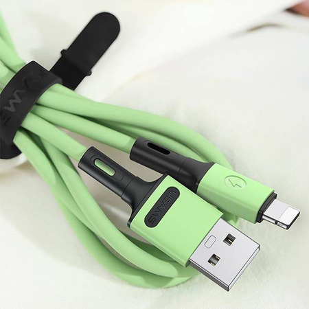 USAMS Kabel U52 lightning 2A Fast Charge 1m purpurowy/purple SJ434USB04 (US-SJ434)