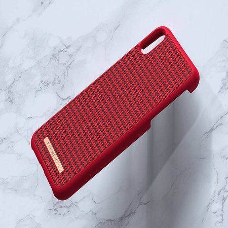 Nordic Elements Saeson Idun - Materiałowe etui iPhone Xs Max (Red)