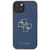 Guess nakładka do iPhone 13 Mini 5,4&quot; GUHCP13SSA4GSBL niebieski hard case Saffiano 4G Metal Logo