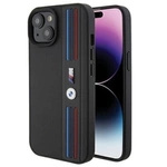 Etui BMW Tricolor M Collection na iPhone 15 - czarne