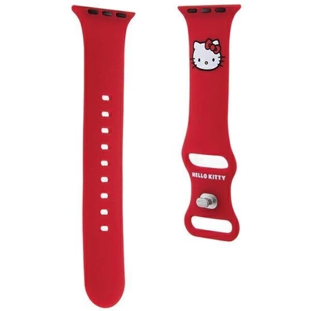 Hello Kitty Silikon-Kitty-Kopfband für Apple Watch 38/40/41 mm – rot