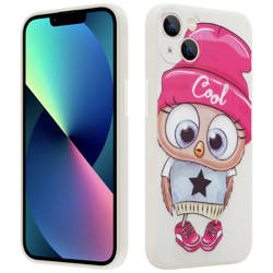 MX OWL COOL IPHONE 13 MINI BEIGE / BEŻOWY