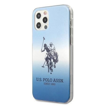 US Polo USHCP12MPCDGBL iPhone 12 Pro / iPhone 12 niebieski/blue Gradient Collection