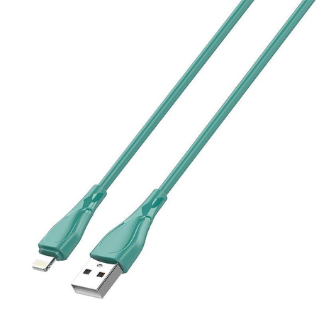 Kabel Lightning LDNIO LS612 25W, 2m Zielony