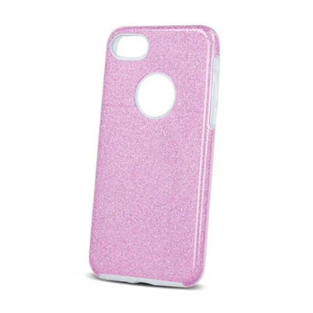 Nakładka Glitter 3w1 do iPhone 15 Pro 6,1" różowa