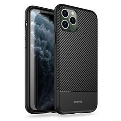 Crong Prestige Carbon Cover - Etui iPhone 11 Pro Max (czarny)