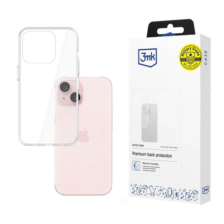 Etui 3mk Armor Case na iPhone 15 - przezroczyste