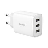 Baseus Compact  Charger 3U 17W EU White