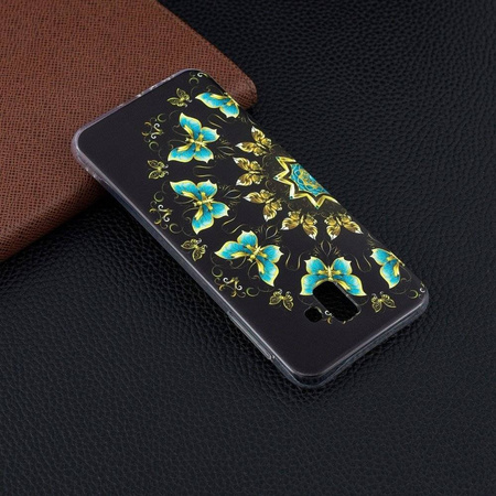 Etui Slim Art SAMSUNG J6+ J6 PLUS kolorowy motyl