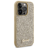 Guess Disco Metal Script case for iPhone 15 Pro - gold