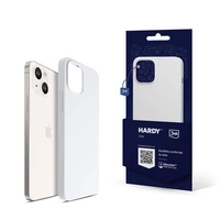 Apple iPhone 15 - 3mk Hardy Silikon MagCase Silber-Weiß