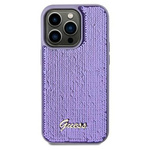 Original Handyhülle IPHONE 11 / XR Guess Hardcase Sequin Script Metal (GUHCN61PSFDGSU) violett