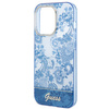 Guess Porcelain Collection - Etui iPhone 14 Pro Max (niebieski)