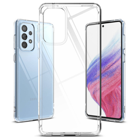 Ringke Fusion TPU Hülle mit Rahmen für Samsung Galaxy A73 transparent