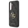 Oryginalne Etui GUESS hardcase 4G Big Metal Logo GUHCS24FE4GMGBR do Samsung Galaxy S24 FE brązowy