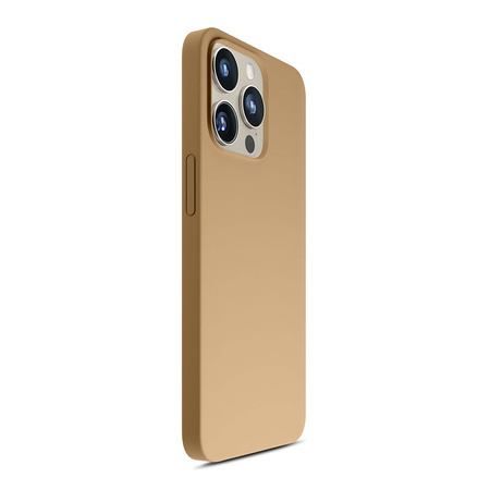 Apple iPhone 15 Pro - 3mk Hardy Silicone MagCase Dark Gold