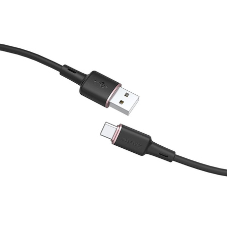 Acefast USB cable - USB Type C 1.2m, 3A black (C2-04 black)