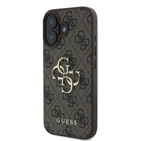 Guess GUHCP16S4GMGBR iPhone 16 6.1" brązowy/brown hardcase 4G Big Logo