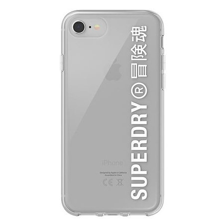 SuperDry Snap iPhone 6 / 6s / 7/8 / SE 2020 Clear Case white / white 41573