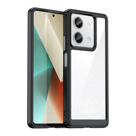 Outer Space Case with gel frame for Xiaomi Redmi Note 13 Pro+ - black