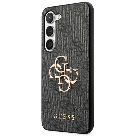 Guess 4G Big Metal Logo - Etui Samsung Galaxy S23 (szary)