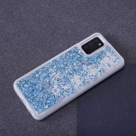 Nakładka Liquid Sparkle TPU do Xiaomi Redmi Note 12 5G (Global) / Poco X5 niebieska