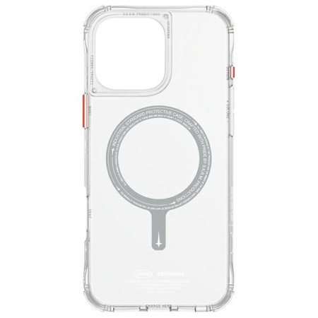 Skinarma etui Saido iPhone 16 Pro 6.3"    Magnetic Charging przezroczysty/clear