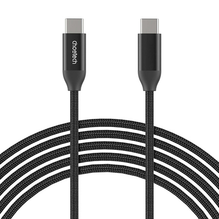 Choetech charging and data cable USB-C - USB-C PD3.1 240W 480 Mbps 2m black (XCC-1036)