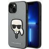 Karl Lagerfeld Saffiano Karl Head Patch Case – Etui iPhone 14 Plus (srebrny)