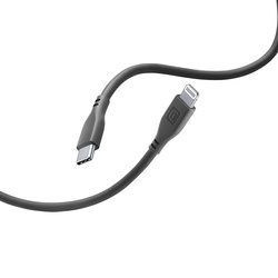 Cellularline Soft Cable - Kabel USB-C do Lightning certyfikat MFi 1.2 m (czarny)