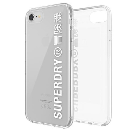 SuperDry Snap iPhone 6 / 6s / 7/8 / SE 2020 Clear Case white / white 41573