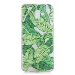 Etui Slim Art SAMSUNG J6+ J6 PLUS zielone liście