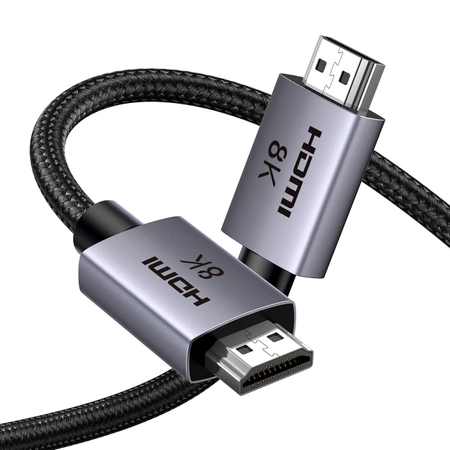 Ugreen HD171 cable with HDMI 2.1 8K connectors certified, 3 m long - gray