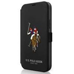 US Polo USFLBKP12SPUGFLBK iPhone 12 mini 5,4" czarny/black book Polo Embroidery Collection