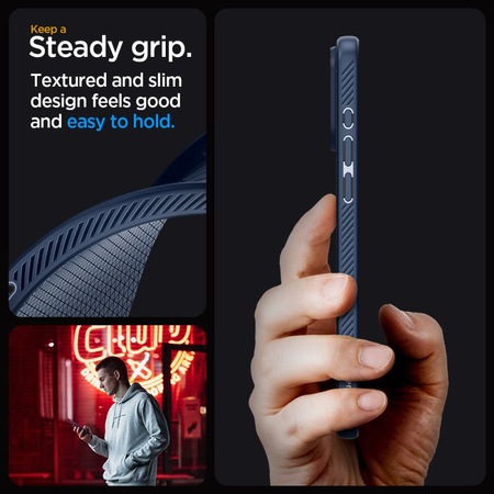 Spigen LIQUID AIR IPHONE 15 PRO NAVY BLUE