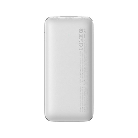 Baseus Bipow Pro powerbank 10000mAh 22.5W + kabel USB 3A 0.3m biały (PPBD040002)