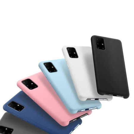 Spring Case pokrowiec żelowe etui z kolorową ramką do Samsung Galaxy A02s EU czarny