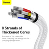 Baseus Cafule Series Metal Data Cable Type-C to Type-C 100W 1m White