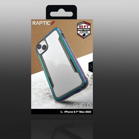 Raptic X-Doria Shield Case for iPhone 14 Plus opal cover