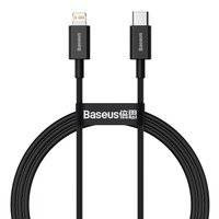 Baseus Superior kabel USB Typ C - Lightning do szybkiego ładowania Power Delivery 20 W 1 m czarny (CATLYS-A01)