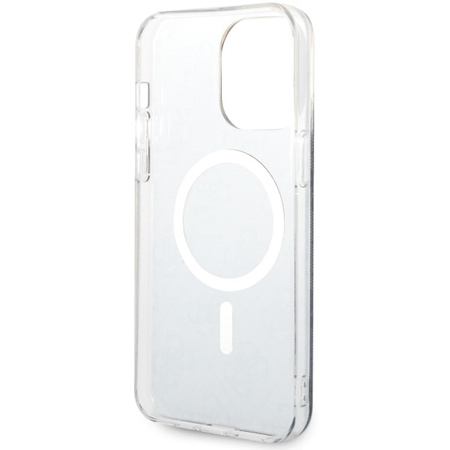 Guess nakładka do iPhone 14 Pro Max 6,7" GUHMP14XH4STK czarna hardcase Magsafe IML 4G