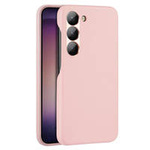 Dux Ducis Grit case for Samsung Galaxy S23+ elegant cover made of artificial leather MagSafe pink