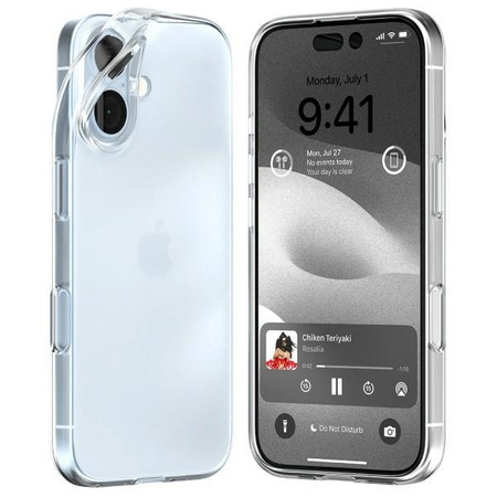 Mercury Jelly Clear iPhone 16 6,1" przezroczysty/transparent