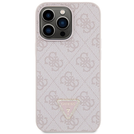 Original Case IPHONE 13 PRO MAX Guess Hardcase Crossbody 4G Metal Logo (GUHCP13XP4TDSCPP) pink