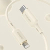 Dudao L7SE 3in1 Kabel USB-C - USB-C / Lightning / Micro USB 66W 1,2m - Beige